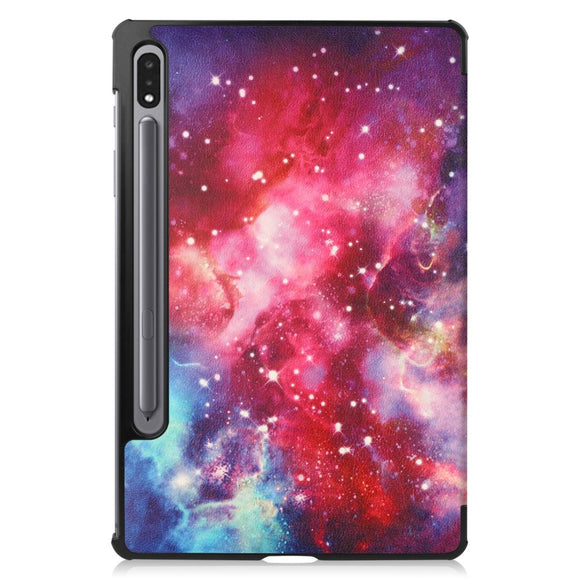 EIDERWOOD Samsung Galaxy Tab S10 Plus Vegansk Læder Cover m. Mønster - Galakse