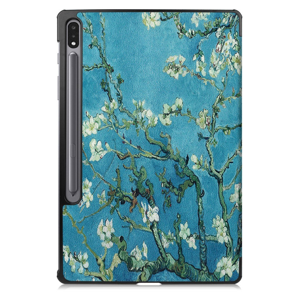 EIDERWOOD Samsung Galaxy Tab S10 Plus Vegansk Læder Cover m. Mønster - Blomst