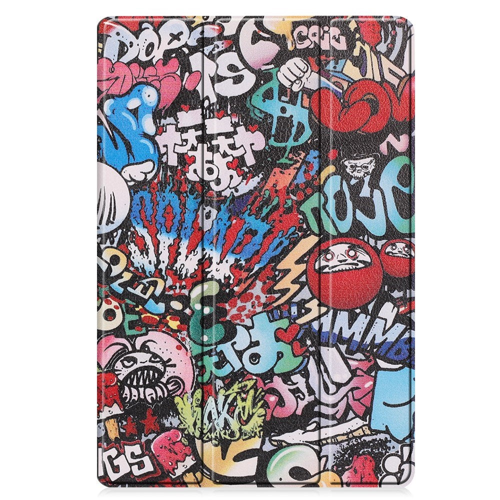 EIDERWOOD Samsung Galaxy Tab S10 Plus Vegansk Læder Cover m. Mønster - Graffiti