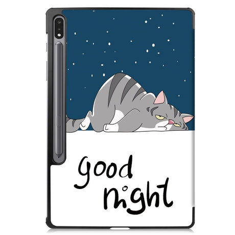 EIDERWOOD Samsung Galaxy Tab S10 Plus Vegansk Læder Cover m. Mønster - Kat