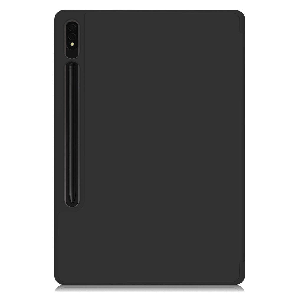 EIDERWOOD Samsung Galaxy Tab S10 Plus Cover i Vegansk Læder m. Ståfunktion & Pen Holder - Sort