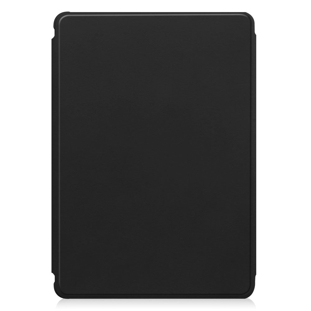 EIDERWOOD Samsung Galaxy Tab S10 Plus Vegansk Læder Cover m. Roterende Ståfunktion - Sort