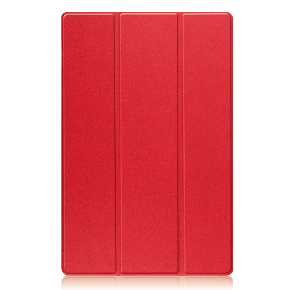 EIDERWOOD Samsung Galaxy Tab S10 Ultra Tri-Fold Læder Cover m. Pencil Holder - Rød