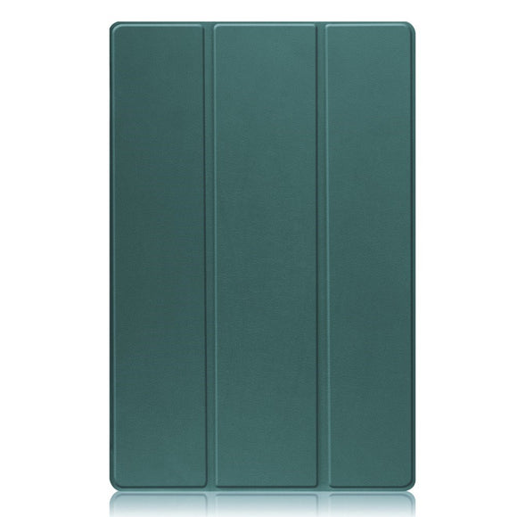 EIDERWOOD Samsung Galaxy Tab S10 Ultra Tri-Fold Læder Cover m. Pencil Holder - Grøn
