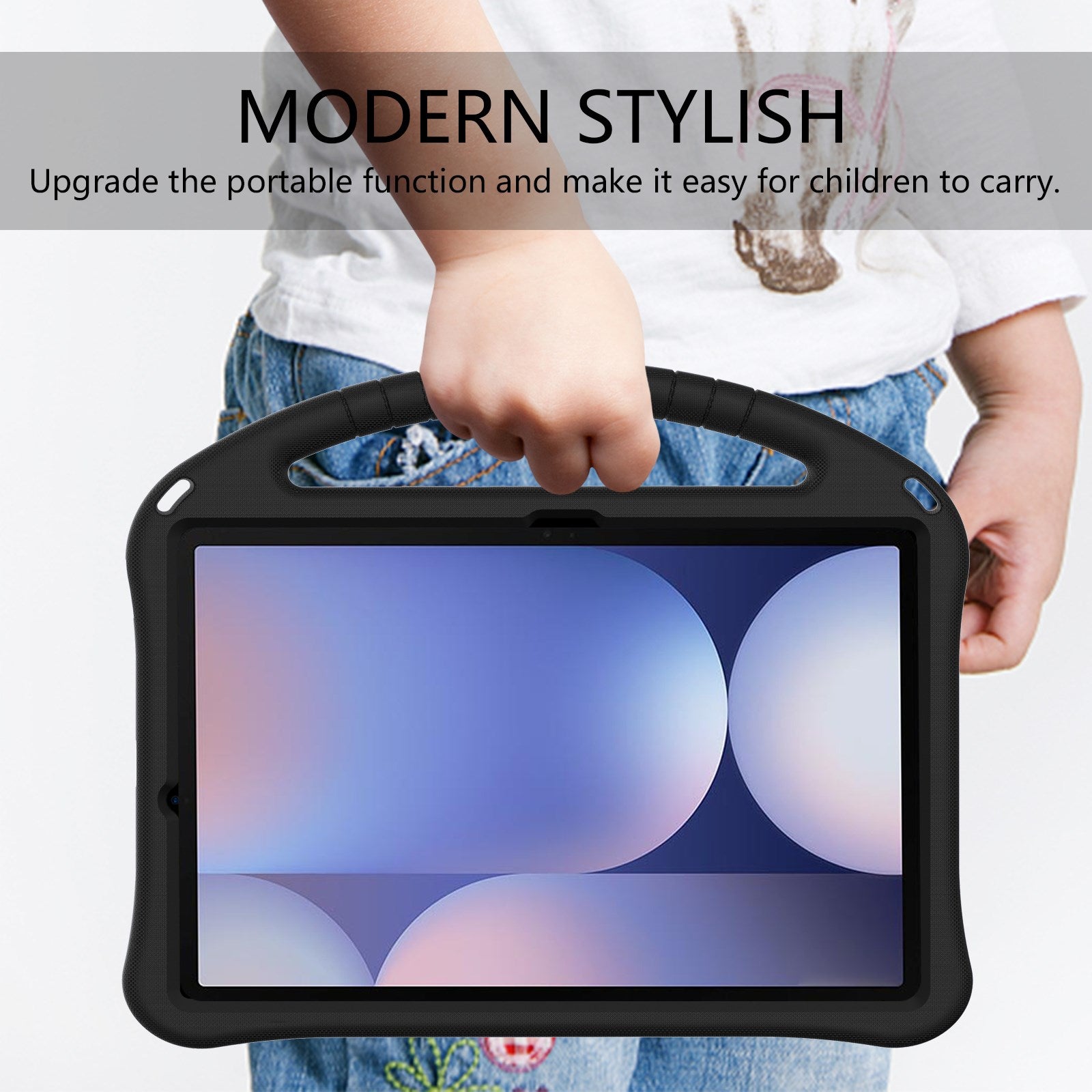 EIDERWOOD Samsung Galaxy Tab S10+ Børnecover m. Kickstand - Sort