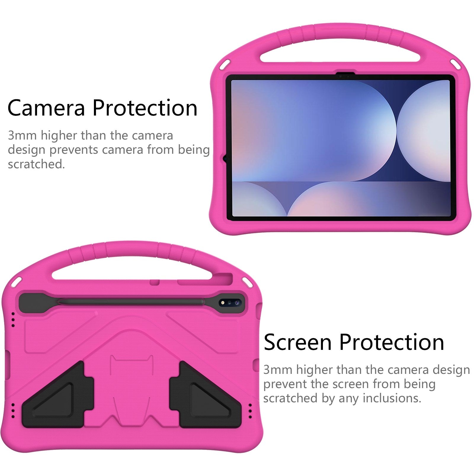EIDERWOOD Samsung Galaxy Tab S10+ Børnecover m. Kickstand - Pink