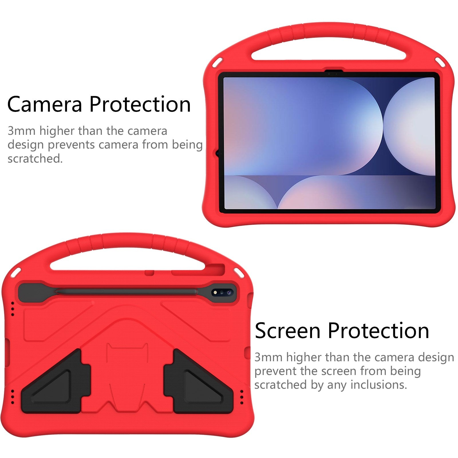 EIDERWOOD Samsung Galaxy Tab S10+ Børnecover m. Kickstand - Rød