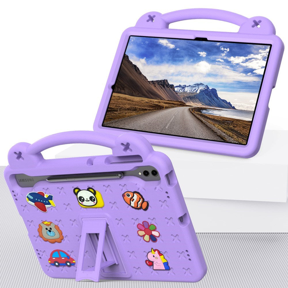 EVA-sikkerhedscase til børn: Samsung Galaxy Tab S10+ /Tab S9+ /Tab S8+ /Tab S7+ Tablet Cover - Lilla
