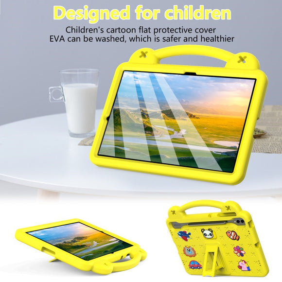 EVA-sikkerhedscase til børn: Samsung Galaxy Tab S10+ /Tab S9+ /Tab S8+ /Tab S7+ Tablet Cover - Gul