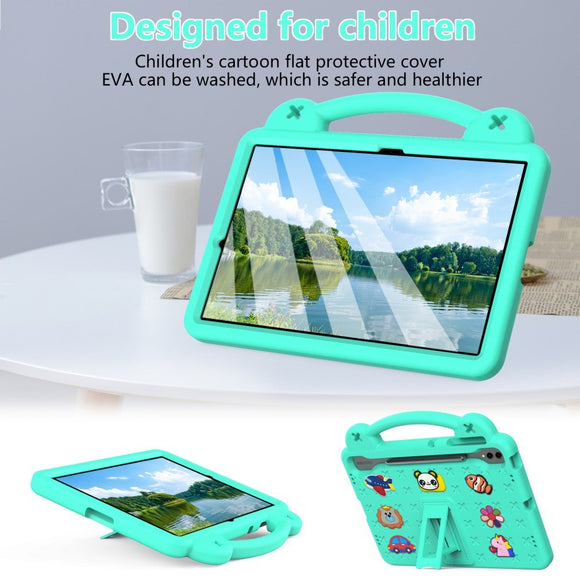 EVA-sikkerhedscase til børn: Samsung Galaxy Tab S10+ /Tab S9+ /Tab S8+ /Tab S7+ Tablet Cover - Grøn