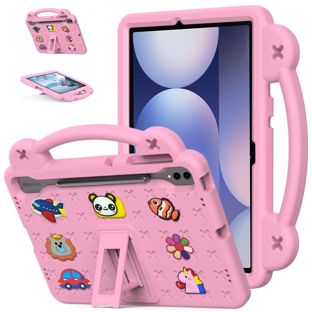 EVA-sikkerhedscase til børn: Samsung Galaxy Tab S10+ /Tab S9+ /Tab S8+ /Tab S7+ Tablet Cover - Lyserød