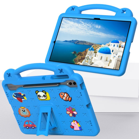 EVA-sikkerhedscase til børn: Samsung Galaxy Tab S10+ /Tab S9+ /Tab S8+ /Tab S7+ Tablet Cover - Blå
