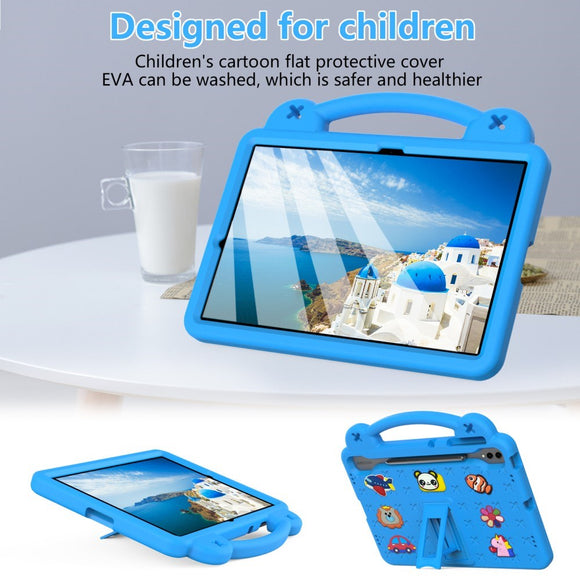 EVA-sikkerhedscase til børn: Samsung Galaxy Tab S10+ /Tab S9+ /Tab S8+ /Tab S7+ Tablet Cover - Blå