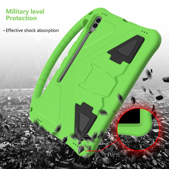 EIDERWOOD Samsung Galaxy Tab S10 Ultra Børnecover m. Kickstand - Grøn