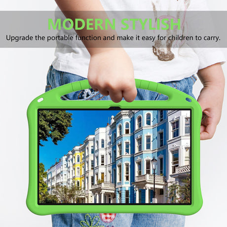 EIDERWOOD Samsung Galaxy Tab S10 Ultra Børnecover m. Kickstand - Grøn