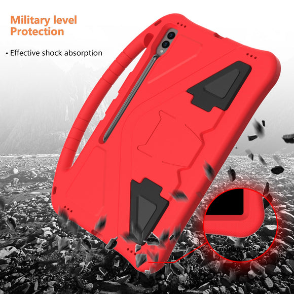 EIDERWOOD Samsung Galaxy Tab S10 Ultra Børnecover m. Kickstand - Rød