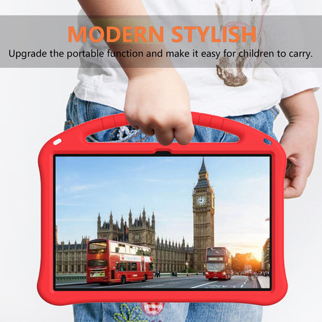EIDERWOOD Samsung Galaxy Tab S10 Ultra Børnecover m. Kickstand - Rød