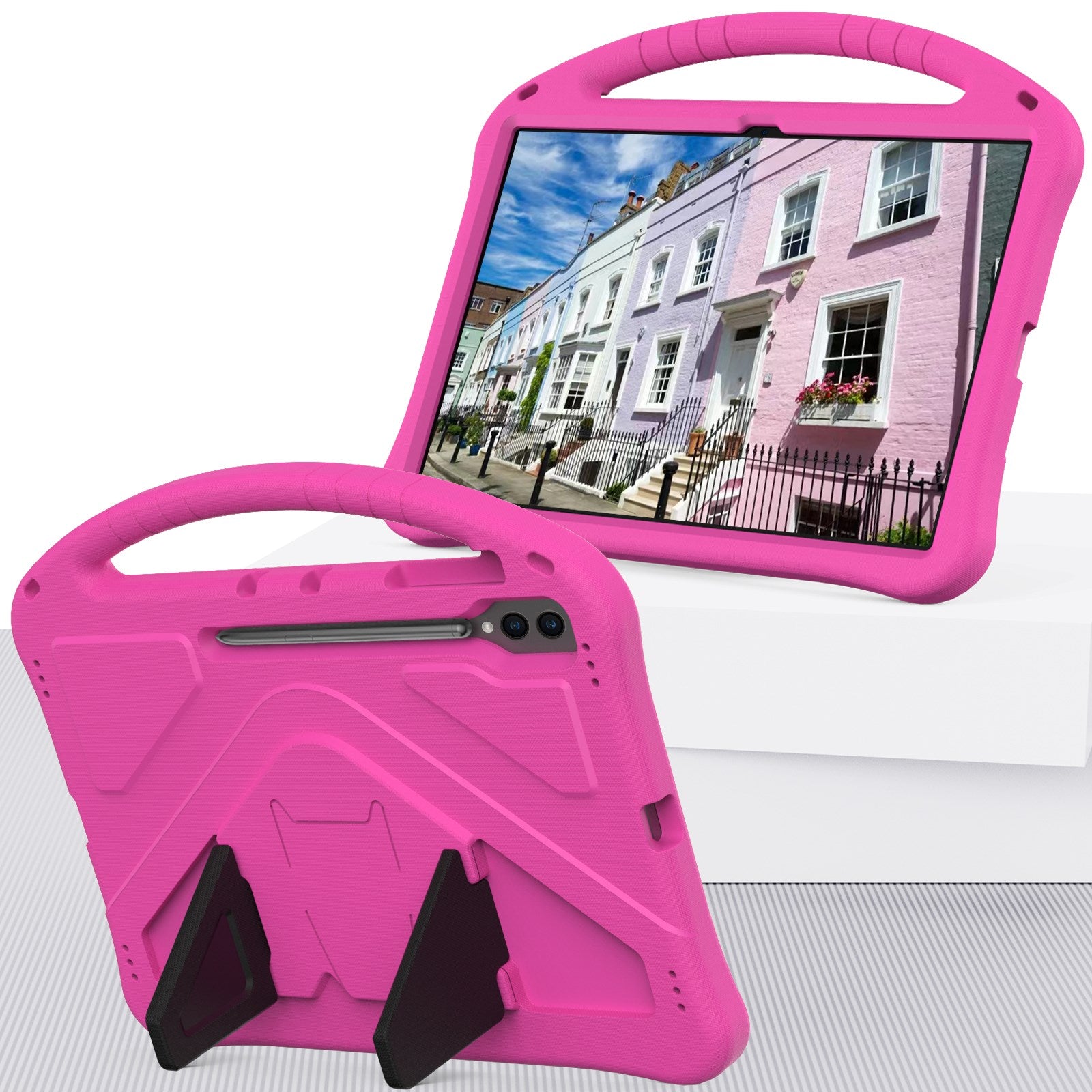 EIDERWOOD Samsung Galaxy Tab S10 Ultra Børnecover m. Kickstand - Pink