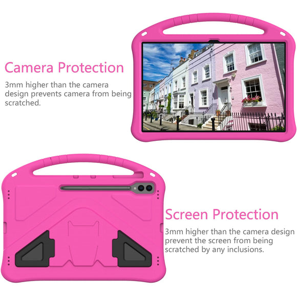 EIDERWOOD Samsung Galaxy Tab S10 Ultra Børnecover m. Kickstand - Pink