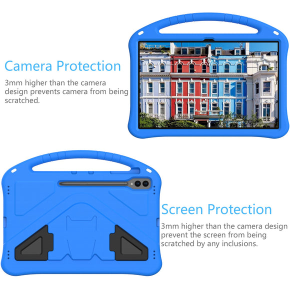 EIDERWOOD Samsung Galaxy Tab S10 Ultra Børnecover m. Kickstand - Sort