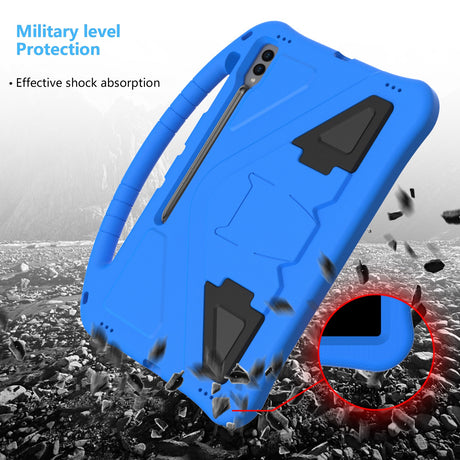 EIDERWOOD Samsung Galaxy Tab S10 Ultra Børnecover m. Kickstand - Sort