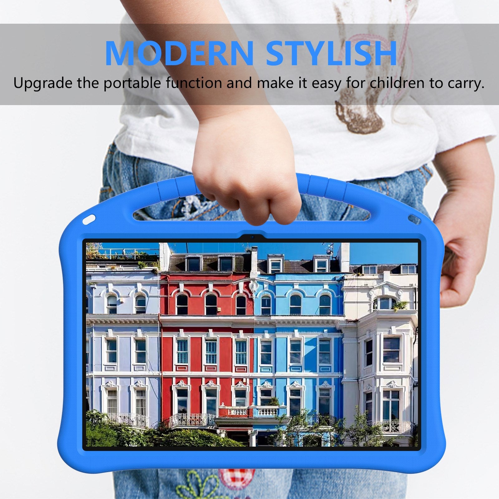 EIDERWOOD Samsung Galaxy Tab S10 Ultra Børnecover m. Kickstand - Sort