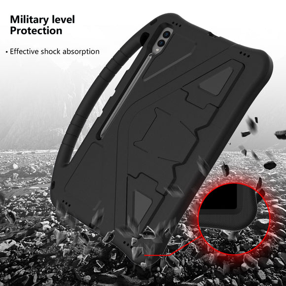 EIDERWOOD Samsung Galaxy Tab S10 Ultra Børnecover m. Kickstand - Sort