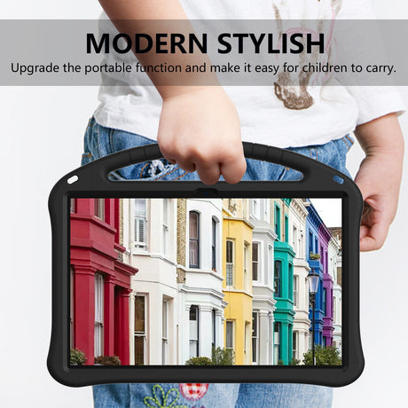 EIDERWOOD Samsung Galaxy Tab S10 Ultra Børnecover m. Kickstand - Sort