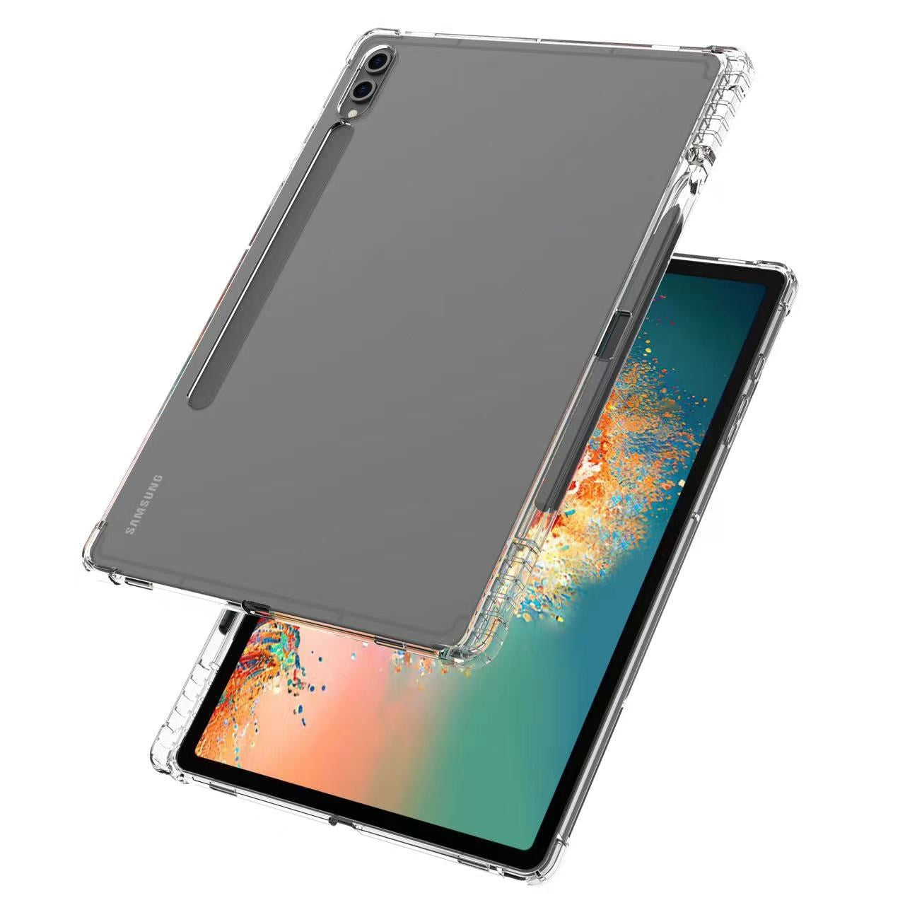 EIDERWOOD Stødsikkert Samsung Galaxy Tab S10 Ultra Cover m. Touch Pen Holder - Gennemsigtig
