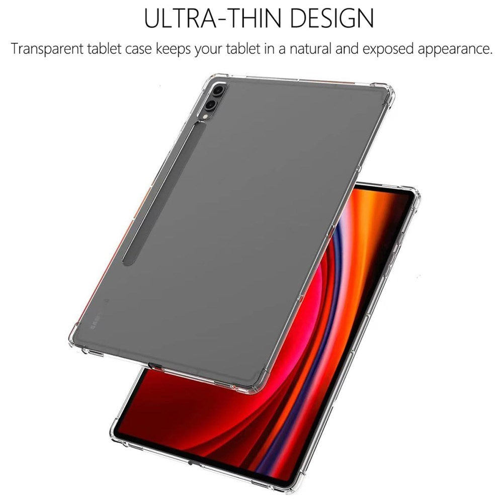 EIDERWOOD Samsung Galaxy Tab S10 Ultra Shockproof Cover m. Touch Pen Holder - Gennemsigtig