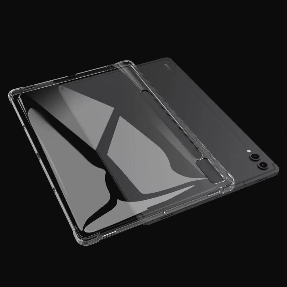 EIDERWOOD Samsung Galaxy Tab S10 Ultra Shockproof Cover m. Touch Pen Holder - Gennemsigtig