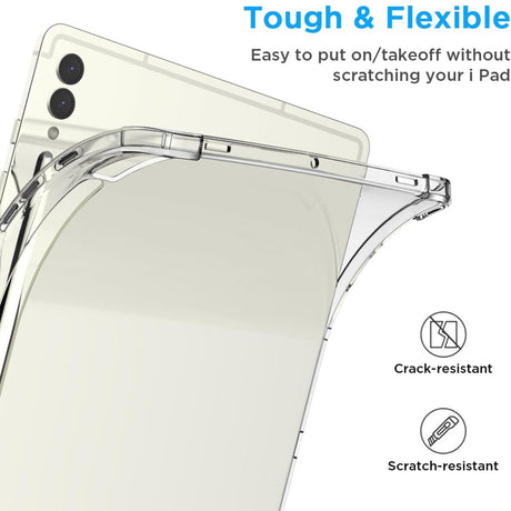 EIDERWOOD Samsung Galaxy Tab S10+ Shockproof cover - Gennemsigtig