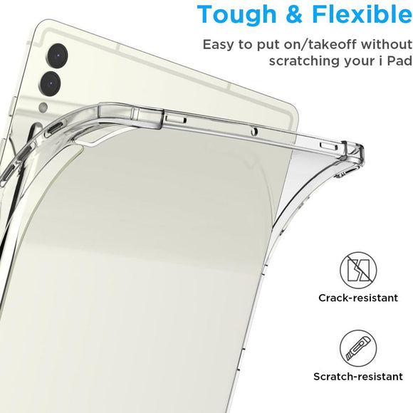 EIDERWOOD Samsung Galaxy Tab S10+ Shockproof cover - Gennemsigtig