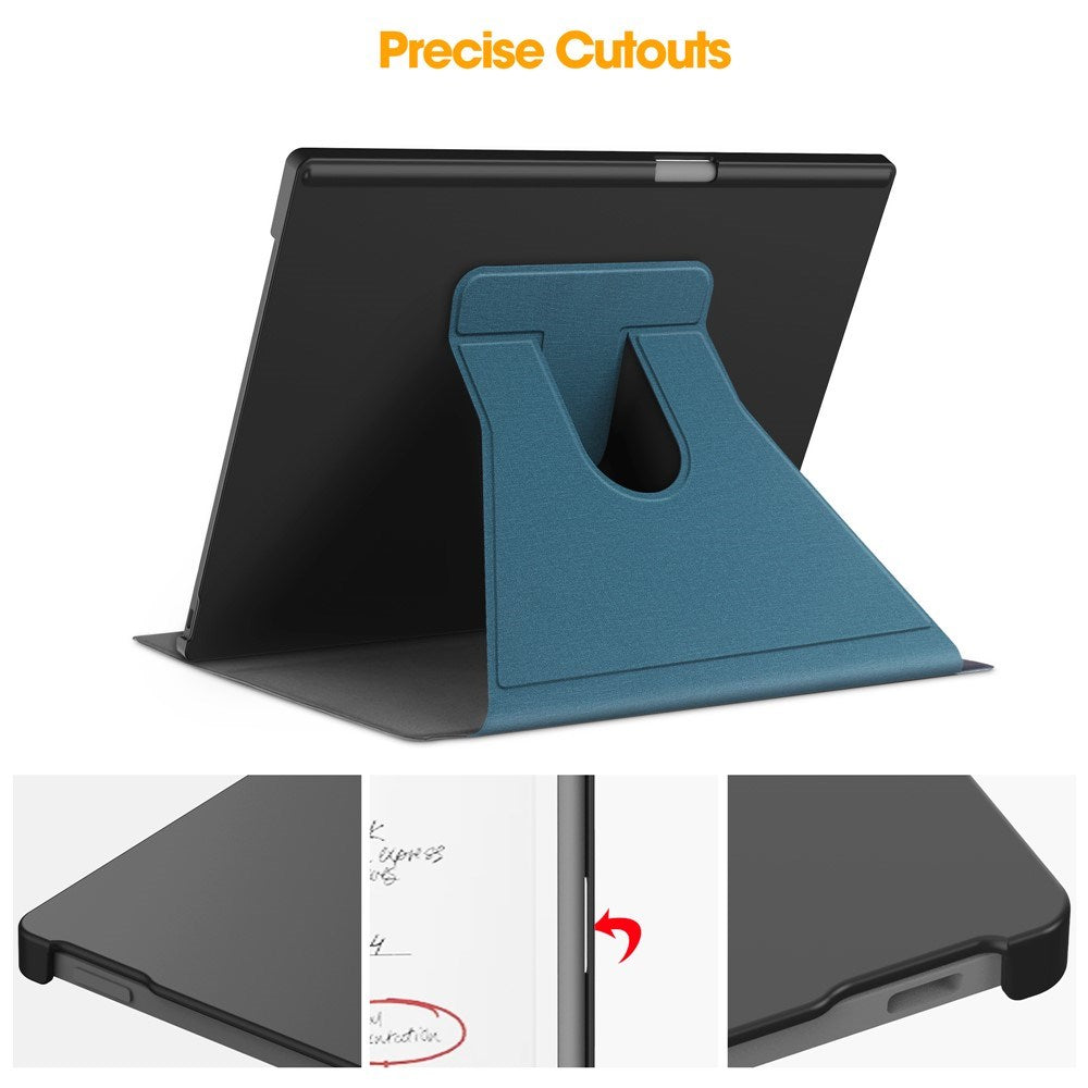 EIDERWOOD ReMarkable Paper Pro Kunstlæder Plast Cover m. Pen Holder - Lyseblå