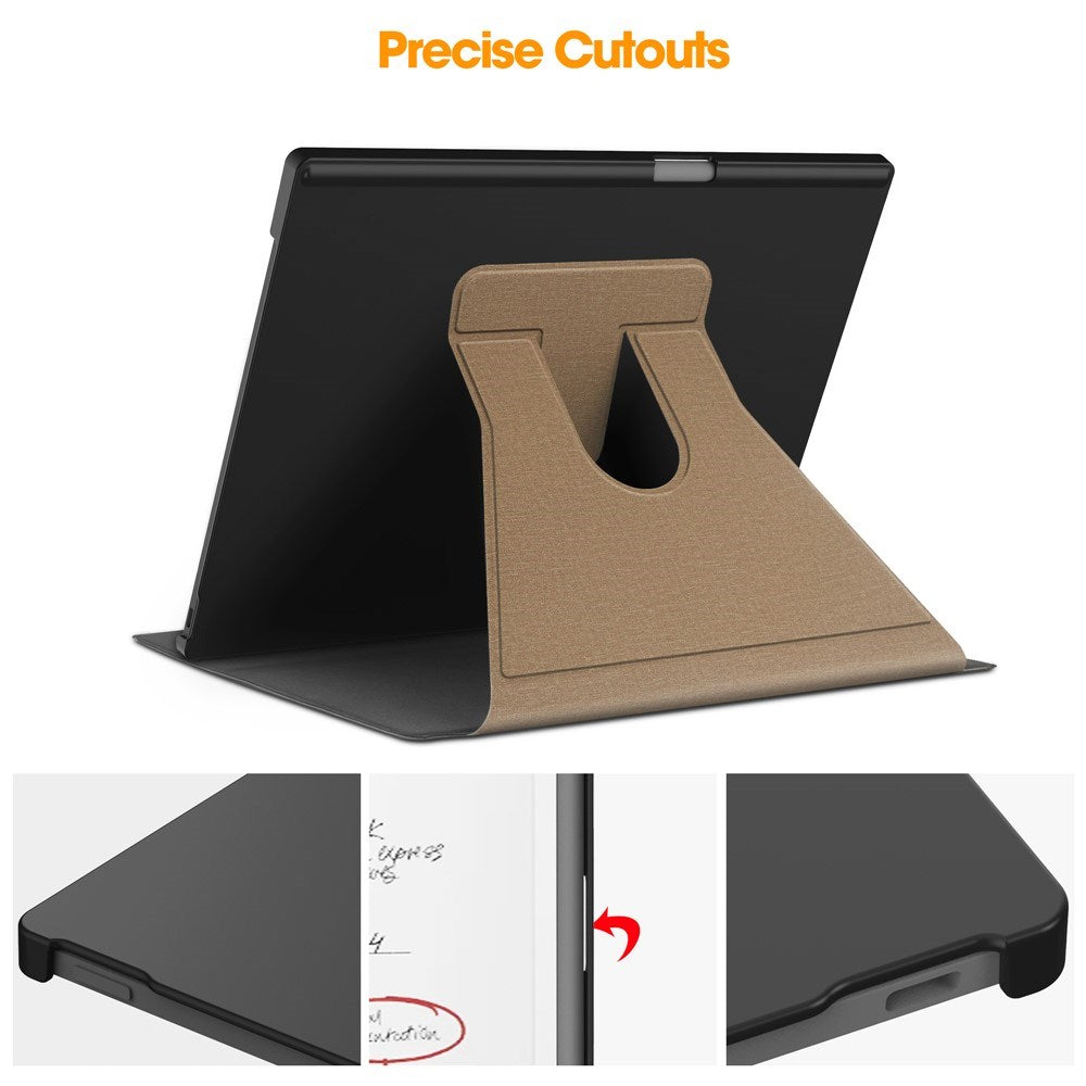 EIDERWOOD ReMarkable Paper Pro Kunstlæder Plast Cover m. Pen Holder - Brun