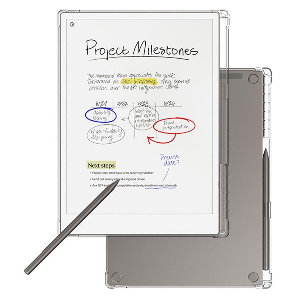 ReMarkable Paper Pro EIDERWOOD Fleksibelt Plastik Cover - Gennemsigtig