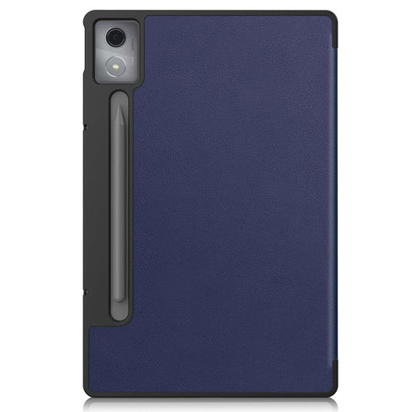 EIDERWOOD Lenovo IdeaTab Pro Kunstlæder Flip Cover m. Ståfunktion & Pencil Holder - Blå