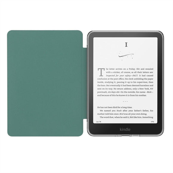 EIDERWOOD Amazon Kindle 11th Generation (2022) Kunstlæder Flip Cover - Gennemsigtig / Lavendel
