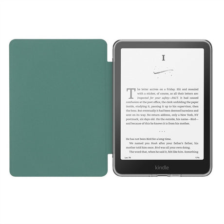 EIDERWOOD Amazon Kindle 11th Generation (2022) Kunstlæder Flip Cover - Gennemsigtig / Grå