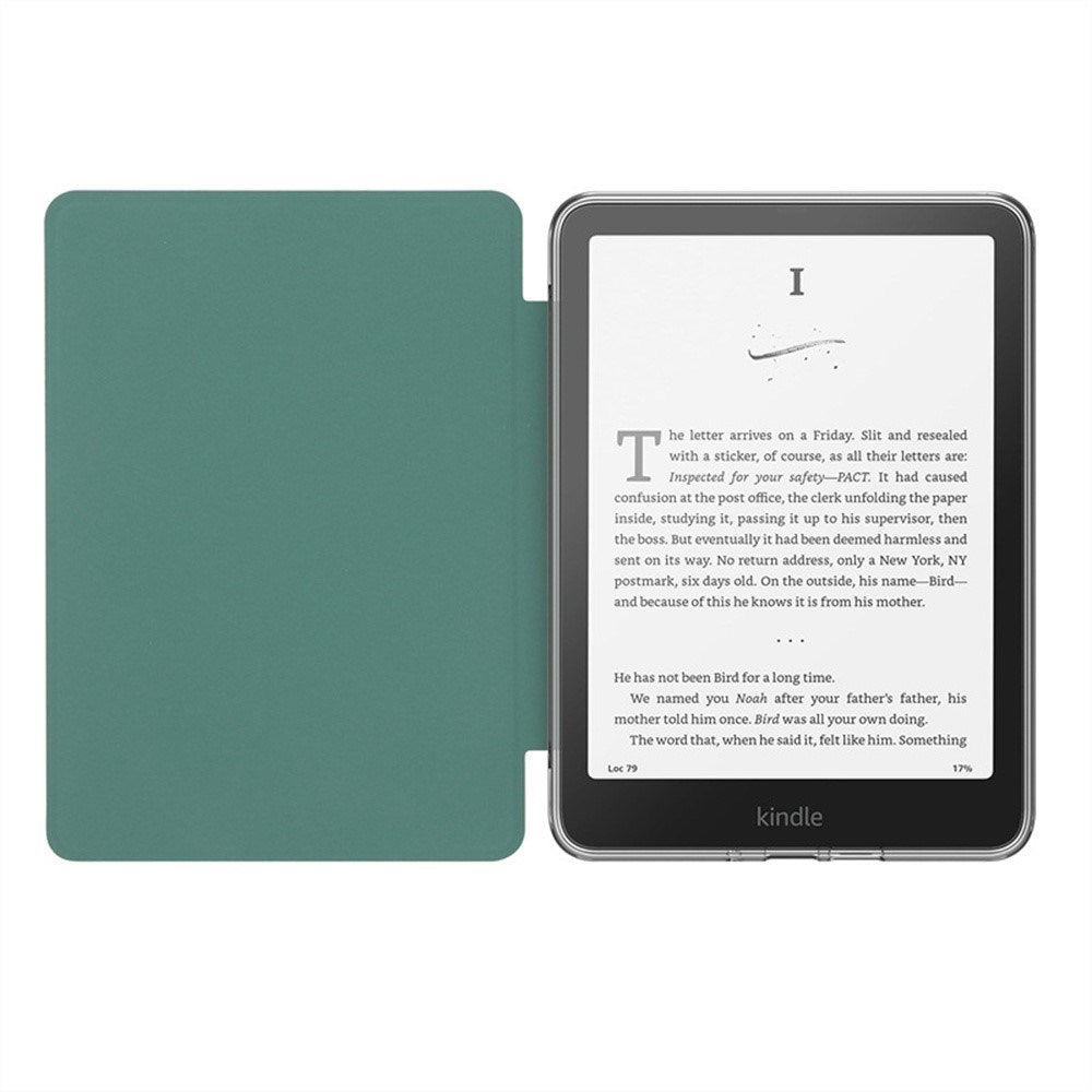 EIDERWOOD Amazon Kindle 11th Generation (2022) Kunstlæder Flip Cover - Gennemsigtig / Lyserød