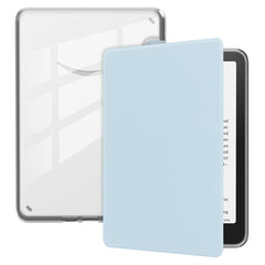 EIDERWOOD Amazon Kindle 11th Generation (2022) Kunstlæder Flip Cover - Gennemsigtig / Lyseblå