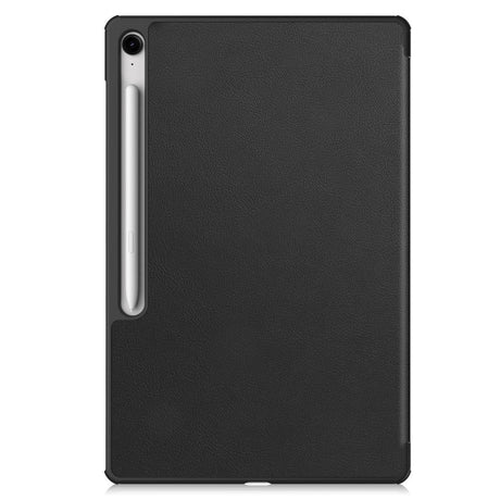 EIDERWOOD Samsung Galaxy Tab S10 FE+ (Plus) Kunstlæder Flip Cover m. Ståfunktion & Pencil Holder - Sort