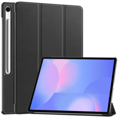 EIDERWOOD Samsung Galaxy Tab S10 FE+ (Plus) Kunstlæder Flip Cover m. Ståfunktion & Pencil Holder - Sort