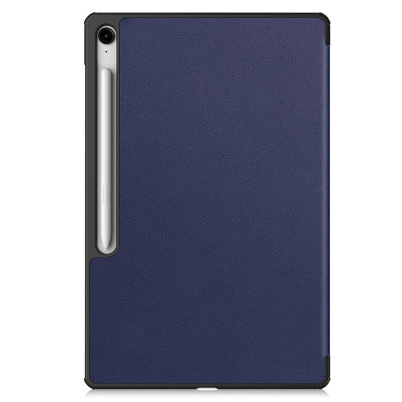 EIDERWOOD Samsung Galaxy Tab S10 FE+ (Plus) Kunstlæder Flip Cover m. Ståfunktion & Pencil Holder - Blå