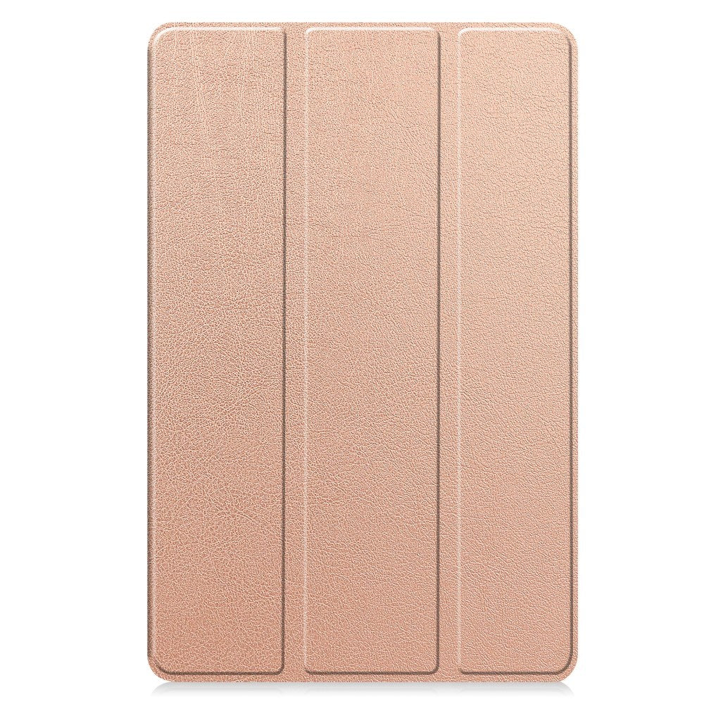 EIDERWOOD Samsung Galaxy Tab S10 FE+ (Plus) Kunstlæder Flip Cover m. Ståfunktion & Pencil Holder - Rose Gold