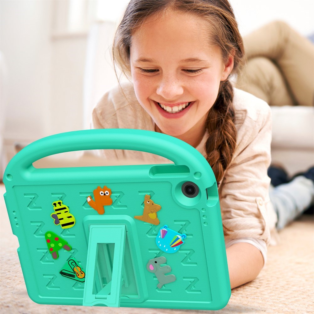 EIDERWOOD Lenovo Tab 10.1" Børne Cover m. Kickstand & Håndholder - Grøn