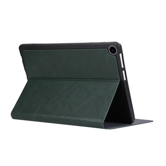 EIDERWOOD Lenovo Tab 10.1" Kunstlæder Flip Cover m. Ståfunktion - Mørkegrøn