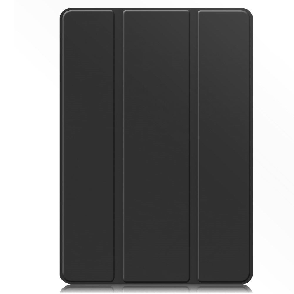 EIDERWOOD Samsung Galaxy Tab S10 FE+ (Plus) Tri-Fold Kunstlæder Cover m. Stylus Pen Holder - Sort