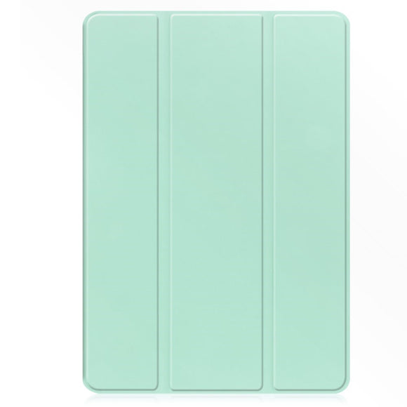 EIDERWOOD Samsung Galaxy Tab S10 FE+ (Plus) Tri-Fold Kunstlæder Cover m. Stylus Pen Holder - Lysegrøn