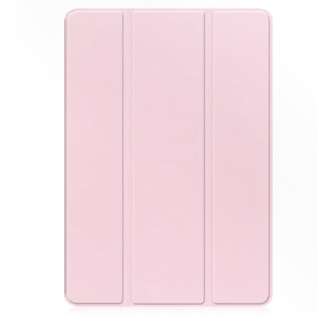 EIDERWOOD Samsung Galaxy Tab S10 FE+ (Plus) Tri-Fold Kunstlæder Cover m. Stylus Pen Holder - Lyserød